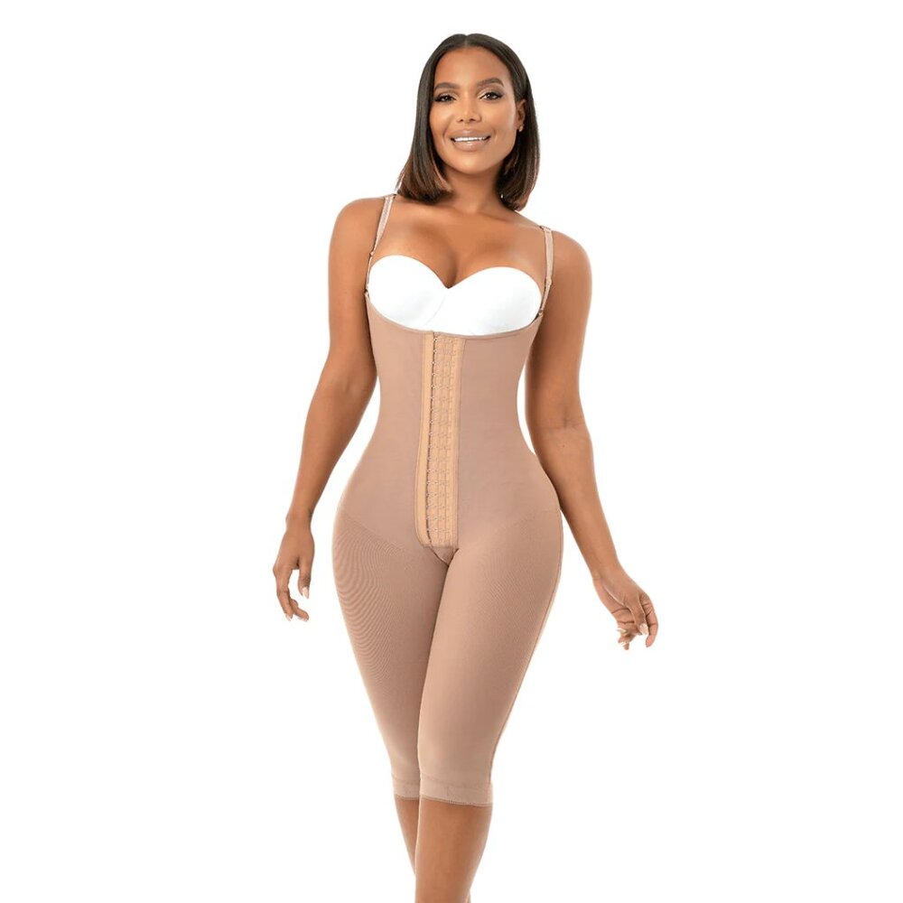 Melibelt Agatha 2018 Post-Surgery Bodysuit in Mocha size 3XL/42